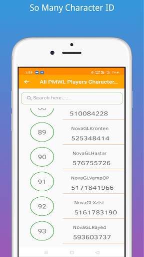All PMWL Players Character ID 2020 PUBG MOBILE screenshot 3