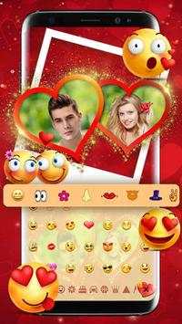 Rose Love Photo Frame Keyboard screenshot 2