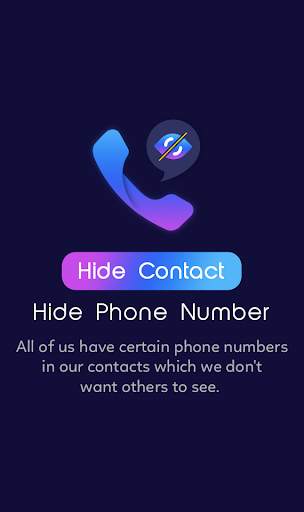 Hide contact - Hide phone numb screenshot 2