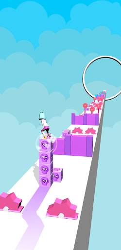 Surfer Boy On Cube 3D screenshot 1
