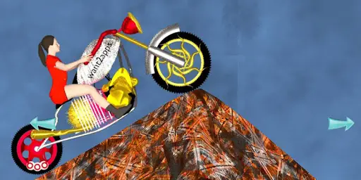Racing Hill on Real Bike 3 تصوير الشاشة