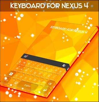 कीबोर्ड के लिये Nexus 4 स्क्रीनशॉट 1