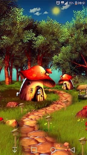 Mushroom Forest 3D Live Wallpaper screenshot 2