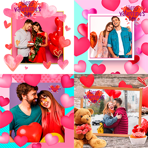 Love collage maker icon