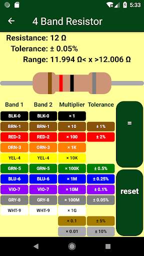 Resistor Calculator screenshot 6