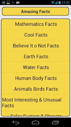 Amazing Facts     screenshot 1