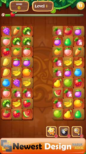 Onet Fruit klasik - Onet buah Offline screenshot 1