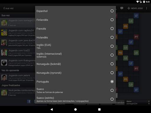 Wordfeud screenshot 4