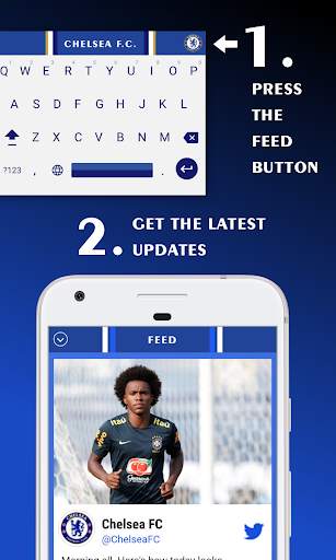 Chelsea FC Official Keyboard screenshot 3