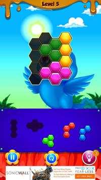 Bird Hexagon Block Puzzle screenshot 3