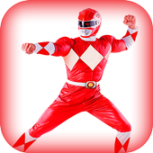 ikon Power Ranger Photo Frame:Top Costume Image Montage