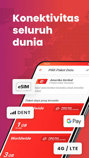 DENT: Paket Data eSIM Dunia screenshot 2