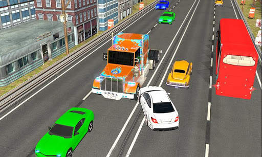 Racing in car 2018:City Highway Traffic Racer Sim screenshot 6