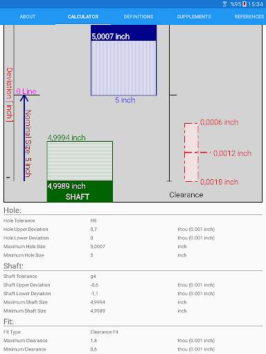 Fit Tolerance ANSI screenshot 10