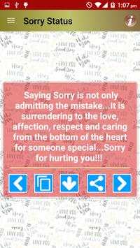 Sorry Messages Status & Quotes screenshot 1