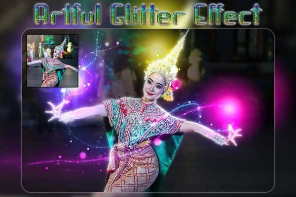 Photo Glitter Effect : Magic Brush screenshot 1