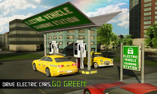 Electric Car Taxi Driver: Cab screenshot 2