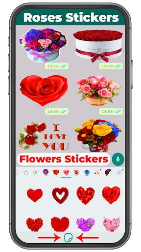 WAStickerApps Flowers screenshot 2