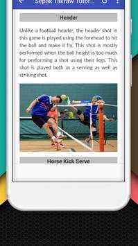 Tutorials for Sepak Takraw Offline screenshot 6