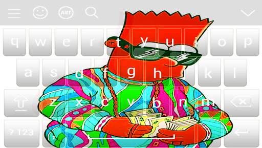 Cool Bart Art keyboard screenshot 2