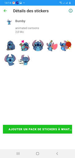 Animated Cartoon Stickers for Whatsapp screenshot 1