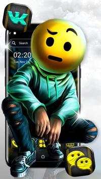 Face Emoji Launcher Theme screenshot 1