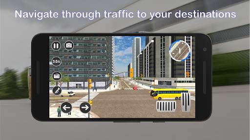 Lorry bus driving simulator: City Passenger Coach screenshot 4