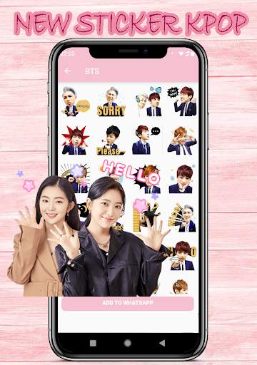 StickerWA Korean Idol WA Sticker KPOP for WhatsApp screenshot 8