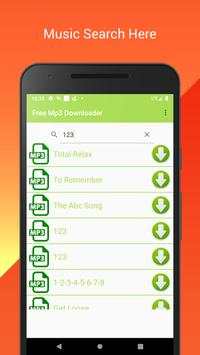 Free Mp3 Downloader 6 تصوير الشاشة