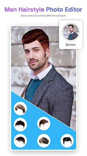 Man Hairstyle Photo Editor screenshot 3