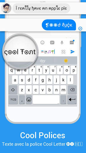 Clavier Emoji - AZERTY Clavier, Emoji, Gifs screenshot 2
