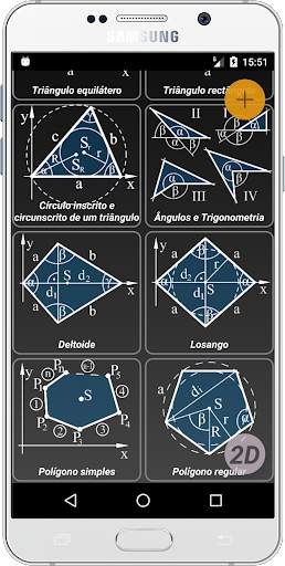 Geometryx: Geometria Cálculos screenshot 2