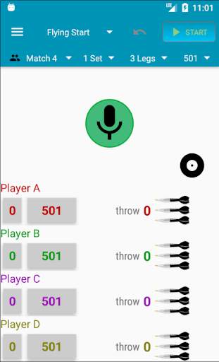 Darts Scorecard 3 تصوير الشاشة