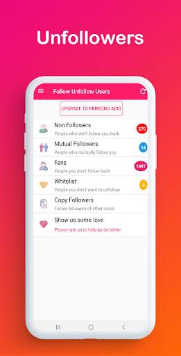 Unfollow for Instagram - Fans & Non followers screenshot 2