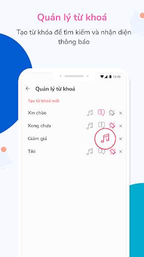 Lịch sử thông báo và nhận diện screenshot 7