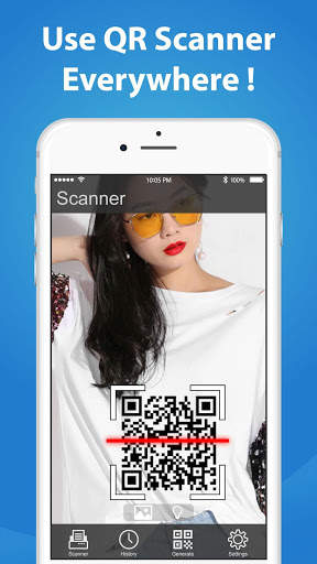 Escanear QR Código Gratis: códigos QR y escáner screenshot 1