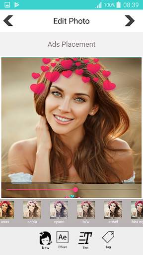 Heart Crown Photo Editor & Hearts Filter screenshot 7