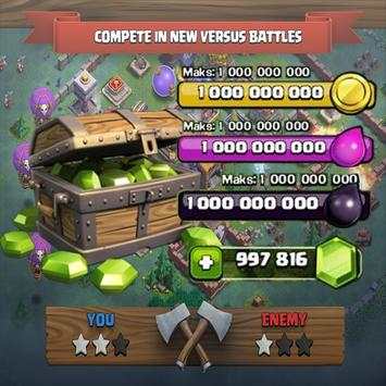 CHEAT GEMS for CLASH of CLANS PRANK ✔ V-3.91 💯💎 screenshot 1