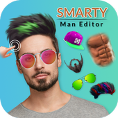 Smarty : Casual Man Image Editor أيقونة