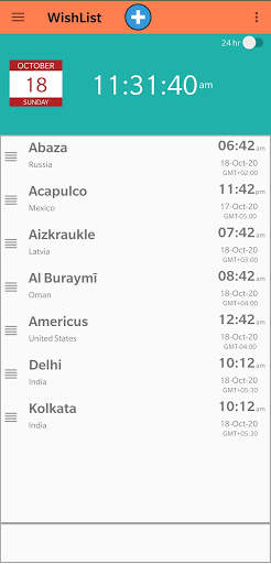 World Clock : Time screenshot 2