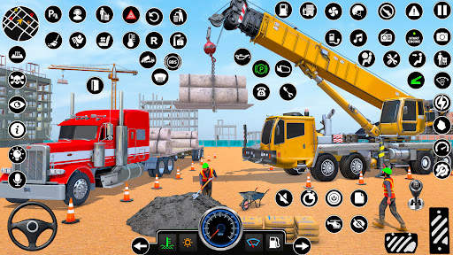 Real Construction Excavator 3D 1 تصوير الشاشة