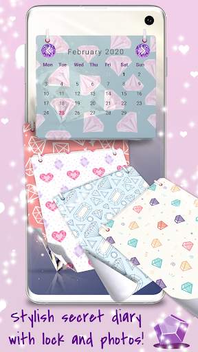 Diamond Diary With Lock screenshot 2