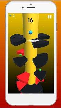 helix spiral lompat merah bola bergulir bola screenshot 8