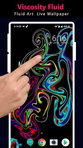 Viscosity Fluid : Fluid Art Live Wallpaper screenshot 1