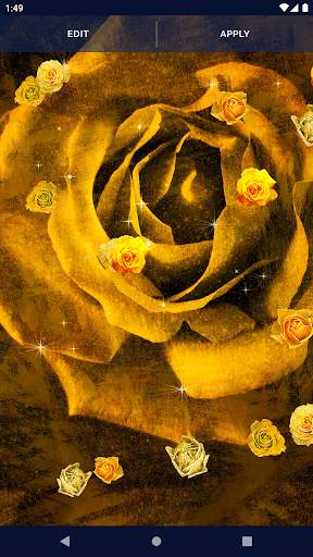 Golden Roses Live Wallpaper скриншот 7