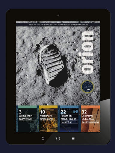ORION-Zeitschrift screenshot 5