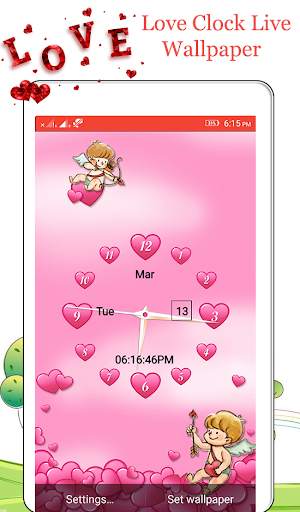 Love Clock Live Wallpaper screenshot 3