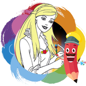 How to color Barbie Game 2017 icon