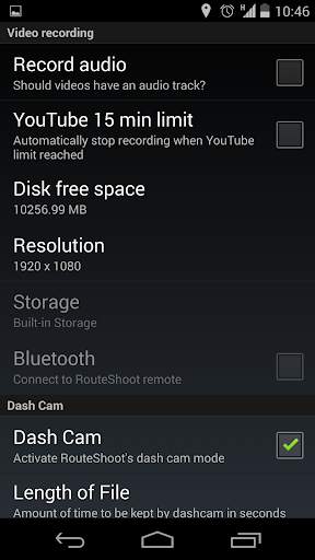 RouteShoot video and GPS app screenshot 6