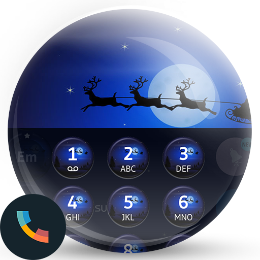 Xmas Night Phone DIaler Theme أيقونة